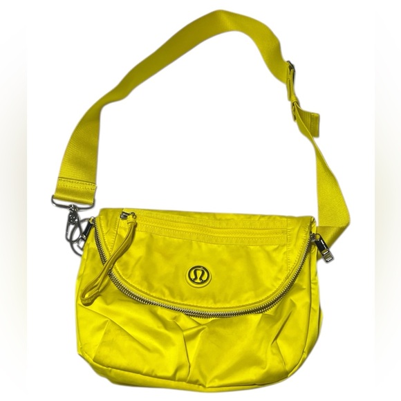 Lululemon Athletica Vibrant Yellow Crossbody Bag - Picture 1 of 7